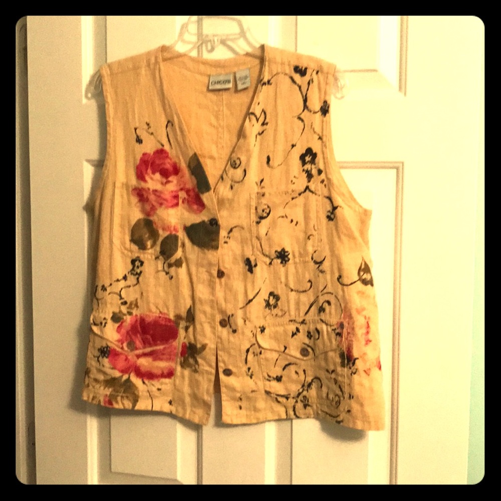 Chico’s linen vest